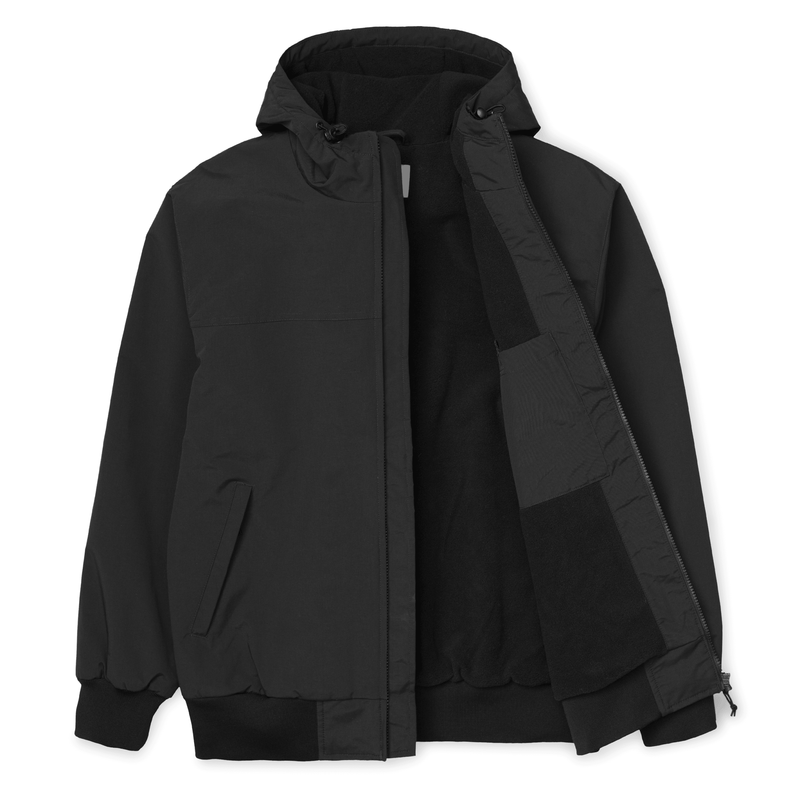 Carhartt WIP Hooded Sail Jacket - black - PlazeWP